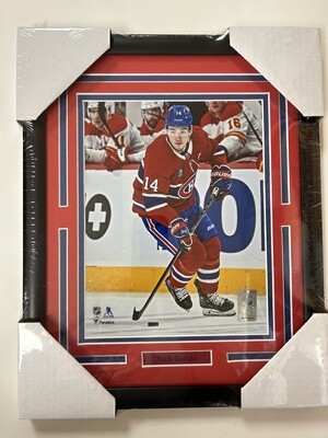 NICK SUZUKI 8X10 PHOTO 11X14 FRAME - MONTREAL CANADIENS