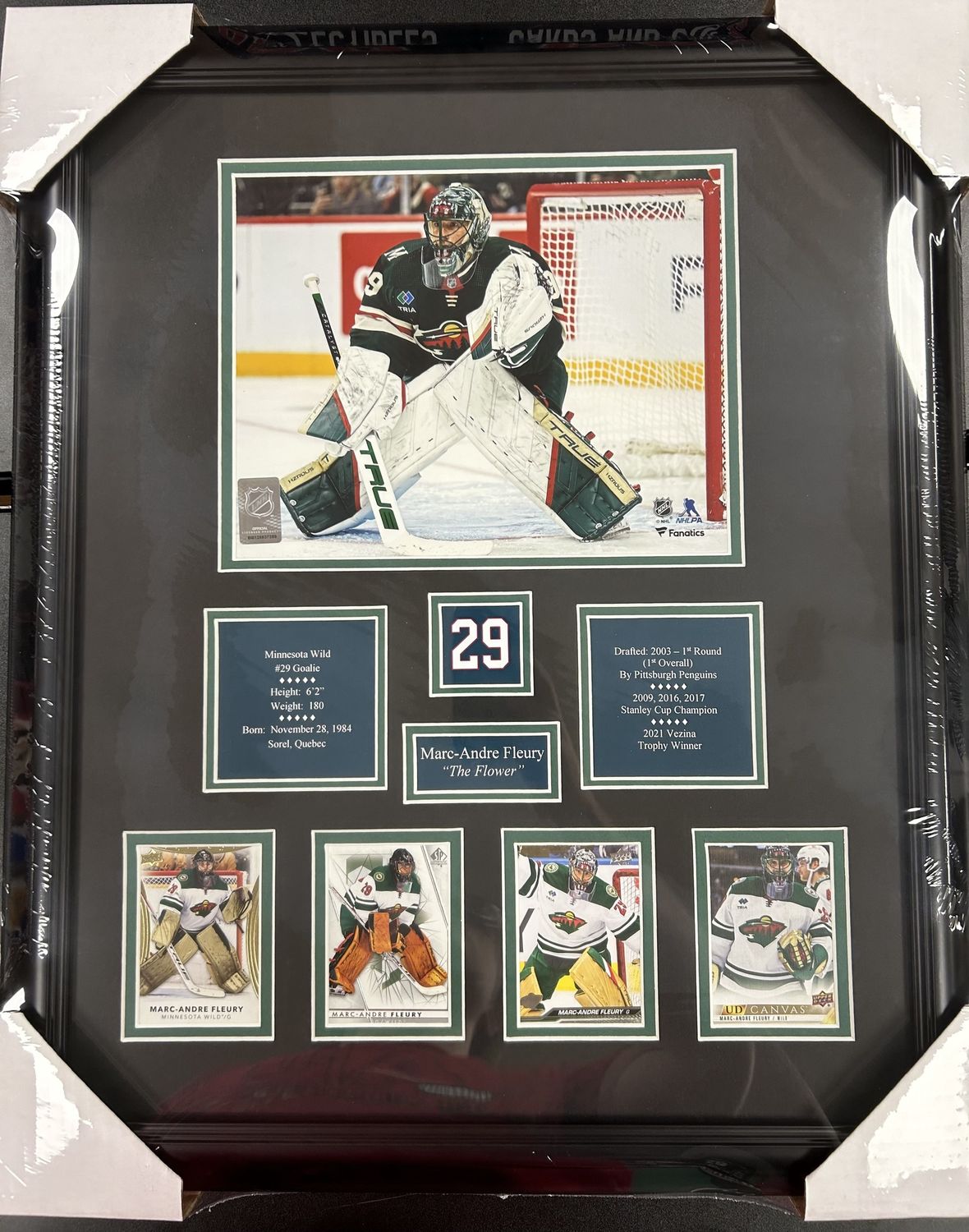 MARC-ANDRE FLEURY - MINNESOTA WILD 16X20 FRAME