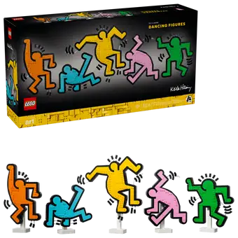 LEGO ART KEITH HARING DANCING FIGURES