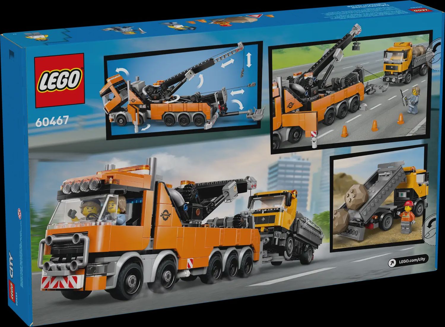LEGO CITY HEAVY DUTY RECOVERY TOW TRUCK WITH CRANE