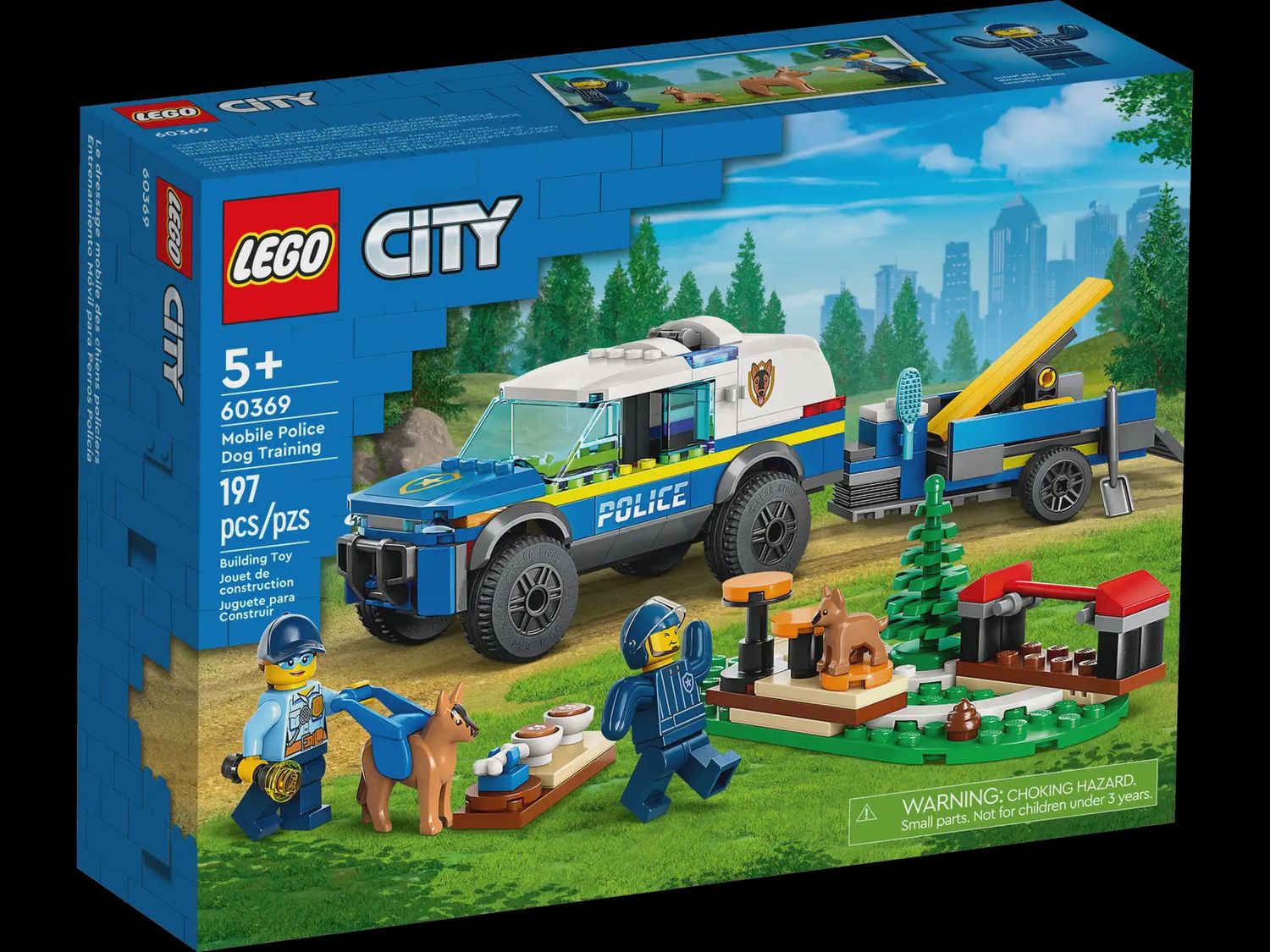 LEGO CITY MOBILE POLICE DOG TRAINING