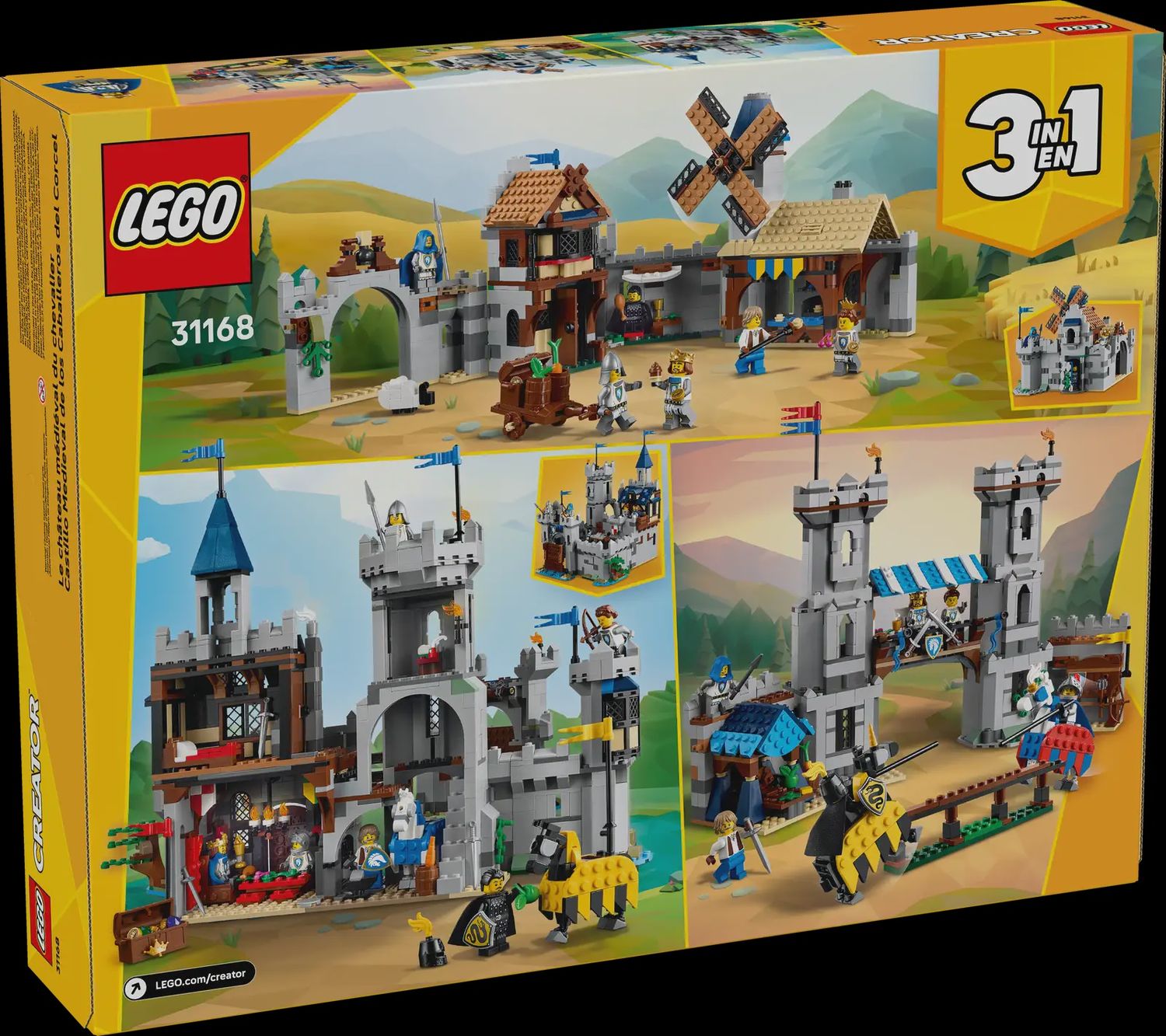 LEGO CREATOR MEDIEVAL HORSE KNIGHT CASTLE