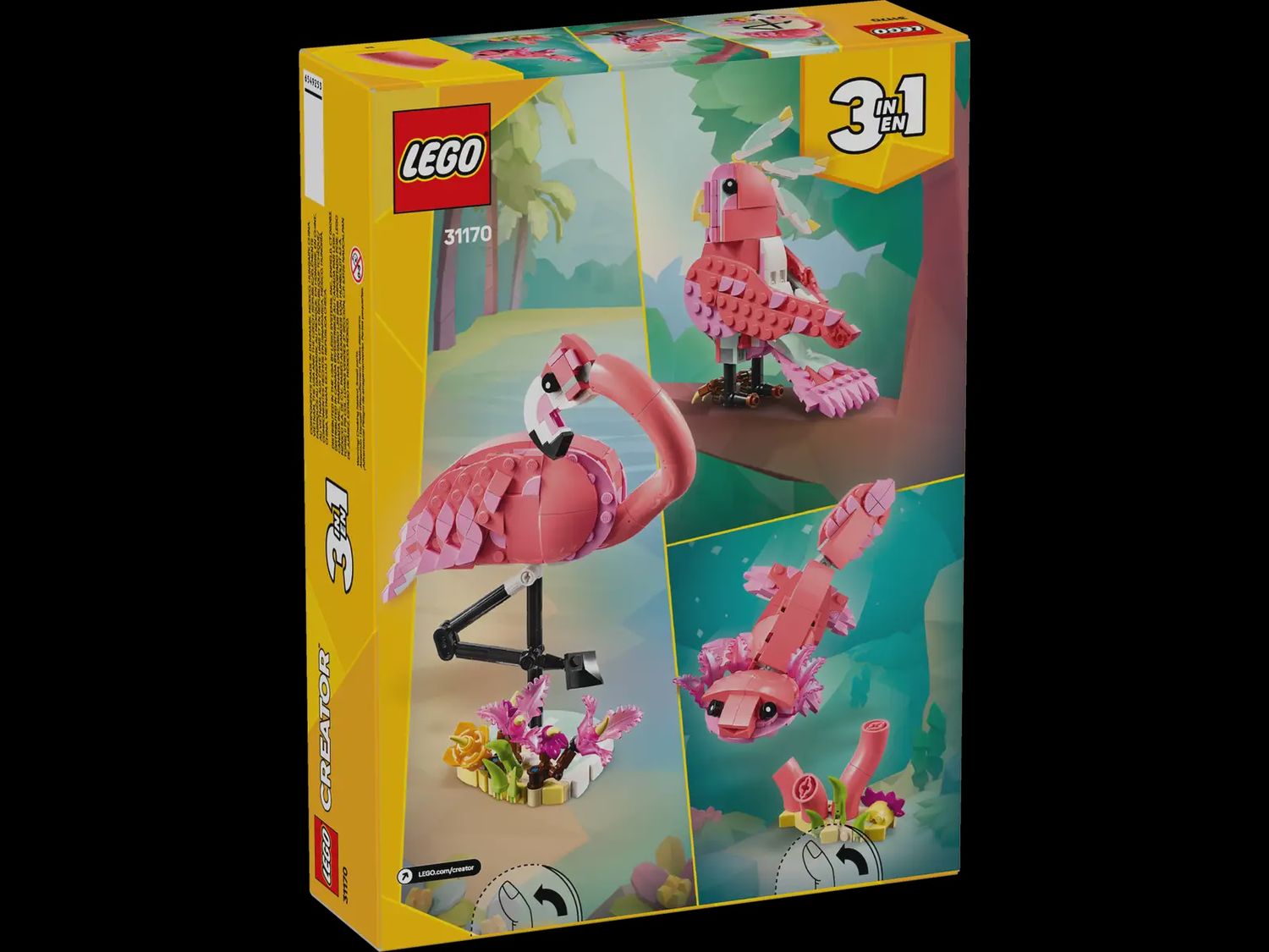 LEGO CREATOR WILD ANIMAL PINK FLAMINGO
