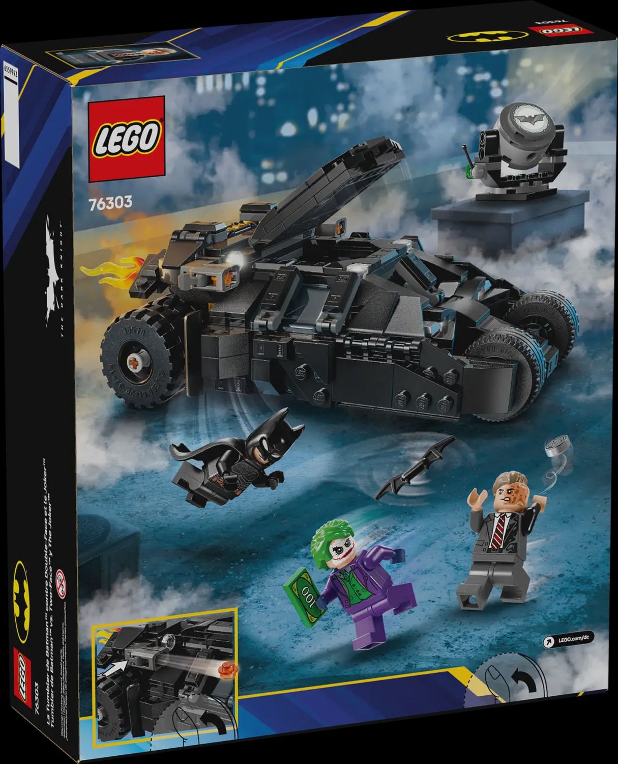 LEGO DC BATMAN TUMBLER VS TWO FACE &amp; THE JOKER