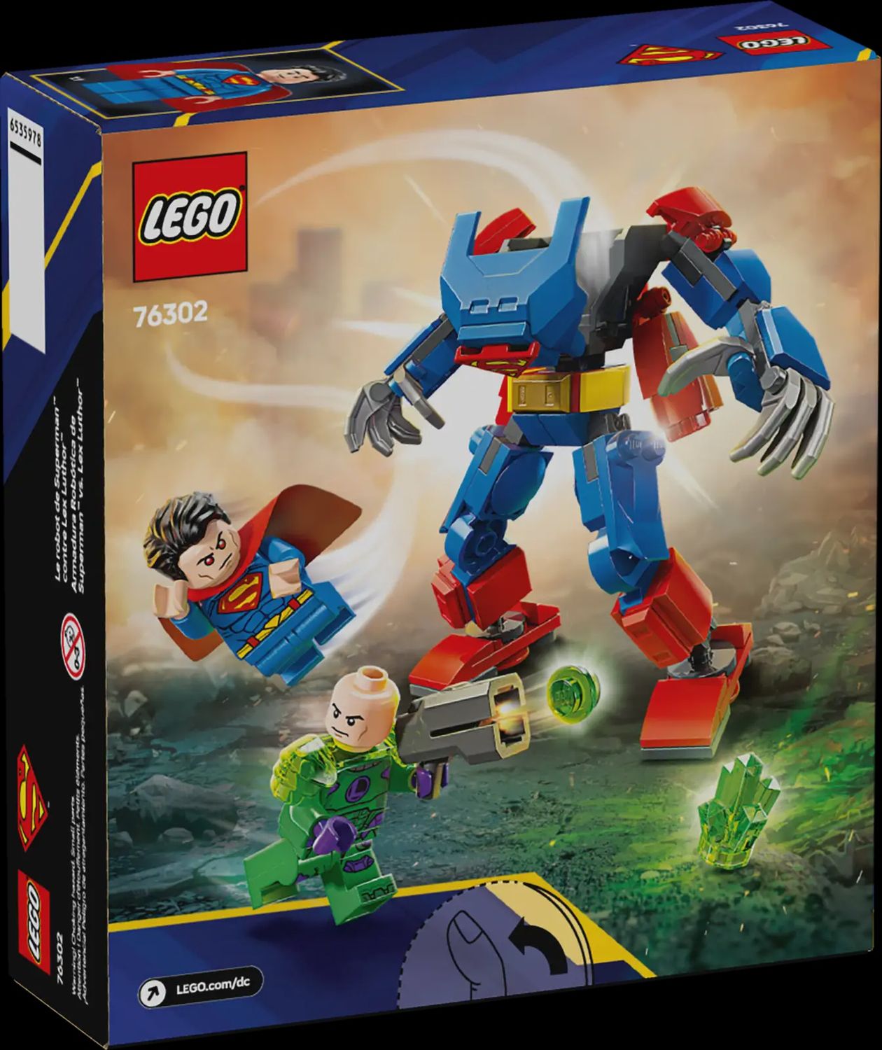 LEGO DC SUPERMAN MECH VS LEX LUTHOR
