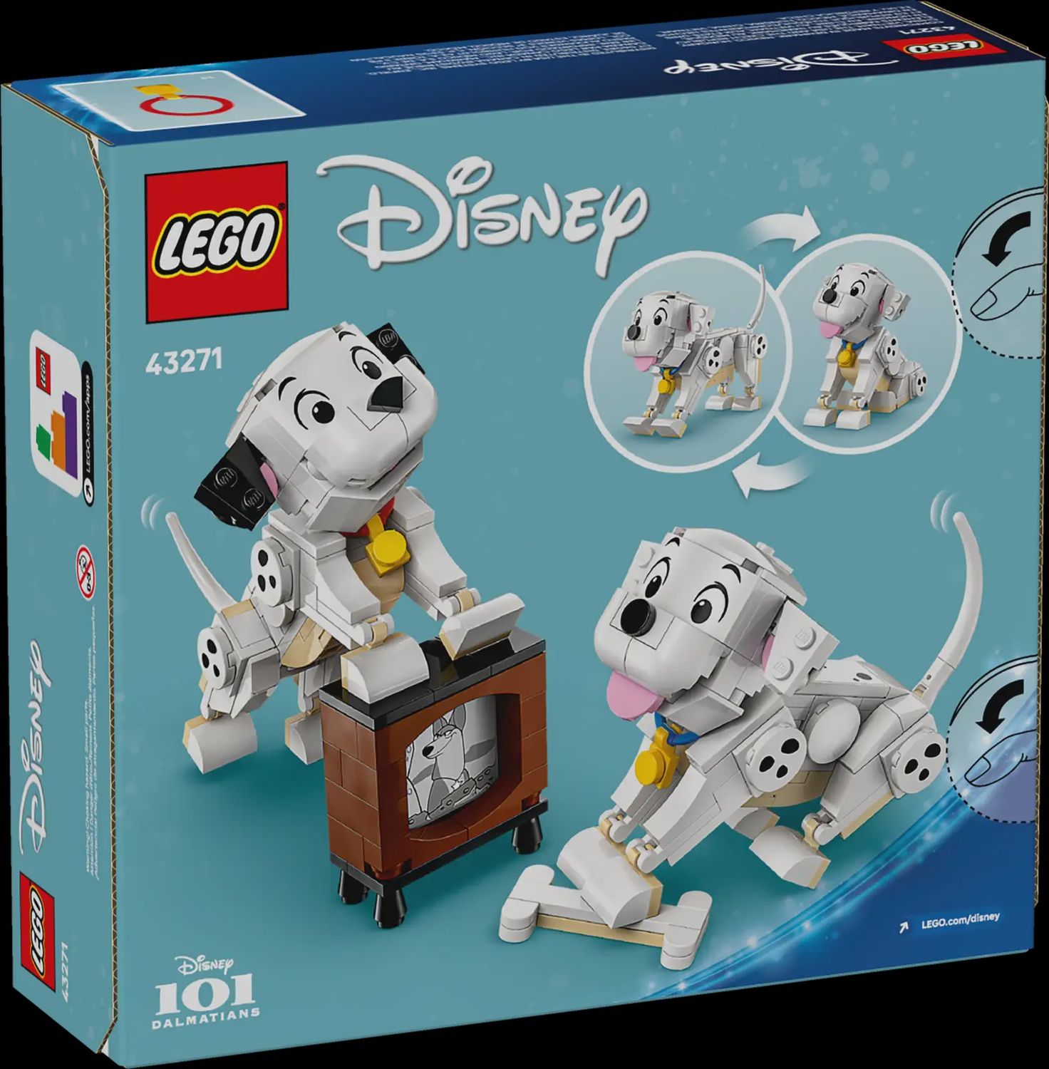 LEGO DISNEY LUCKY AND PENNY DALMATIANS PUPPIES