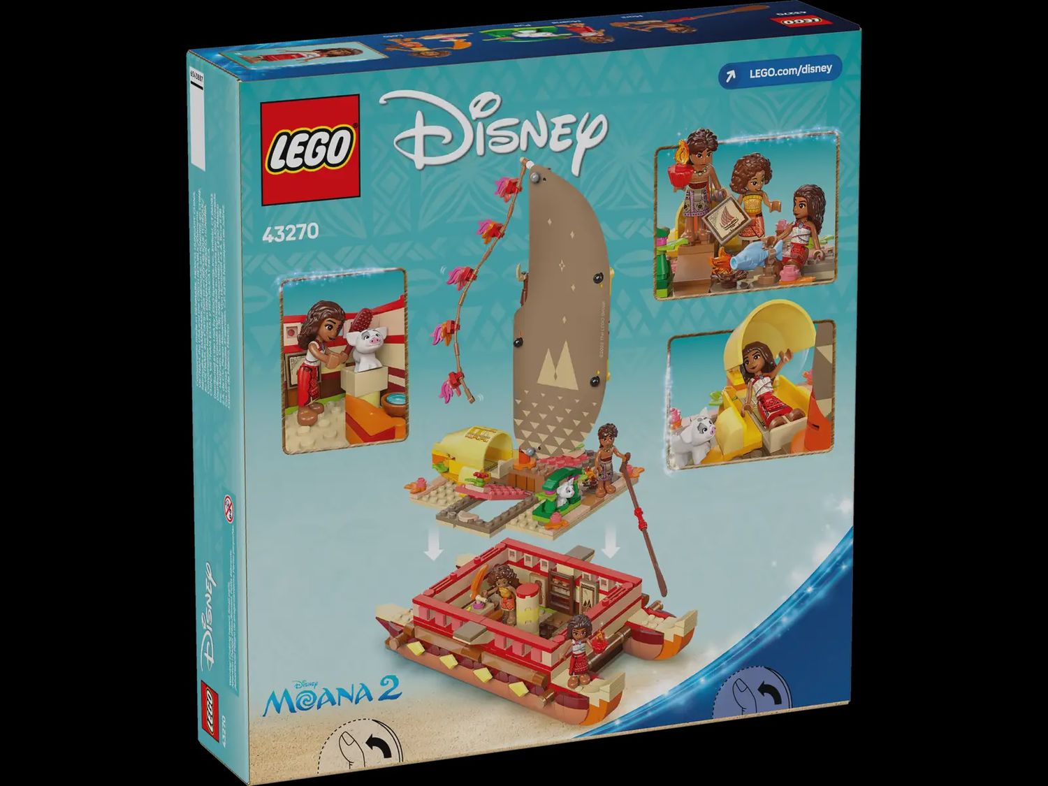 LEGO DISNEY MOANA&#39;S ADVENTURE CANOE