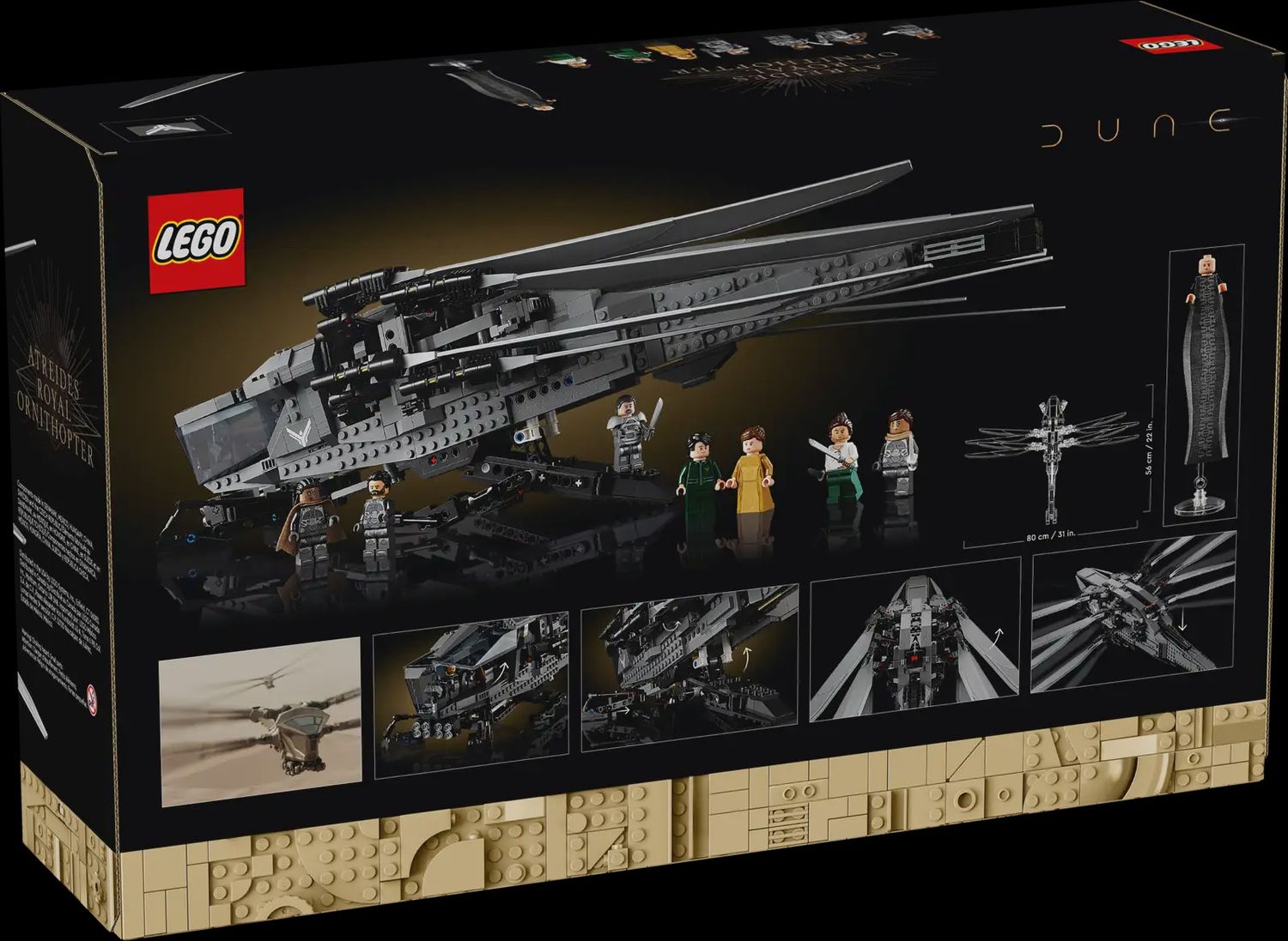 LEGO DUNE ALTREIDES ROYAL ORNITHOPTER