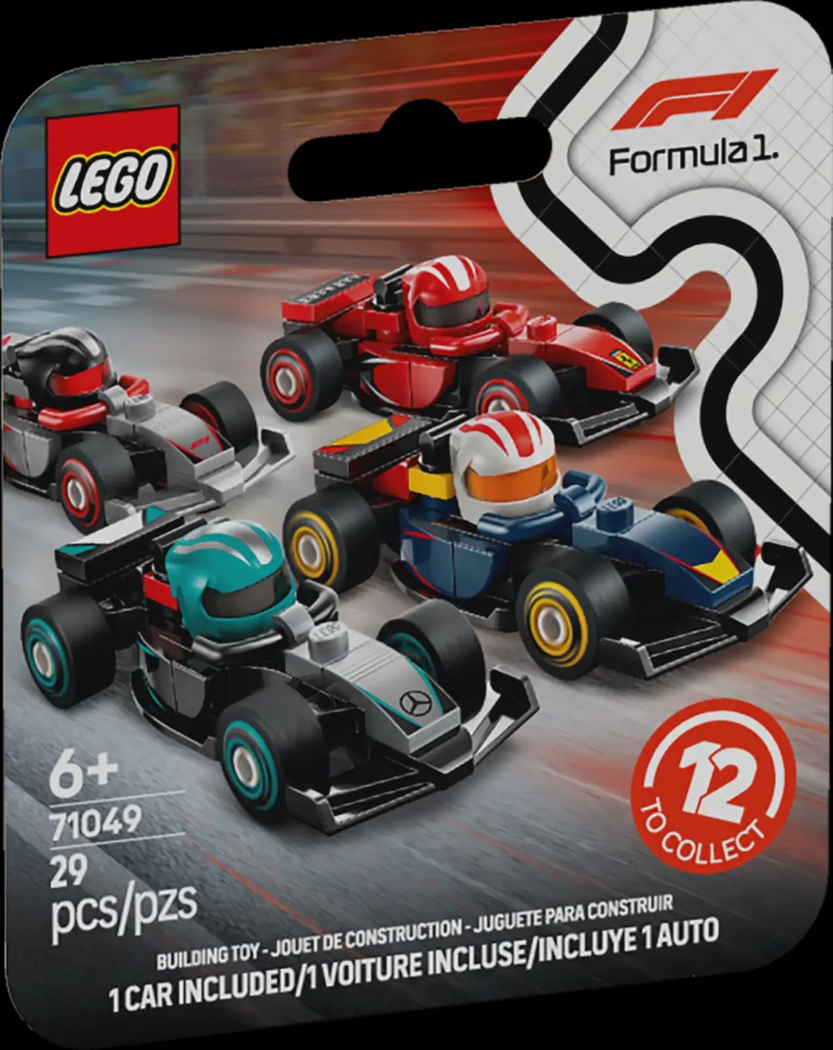LEGO F1 COLLECTIBLE RACE CARS
