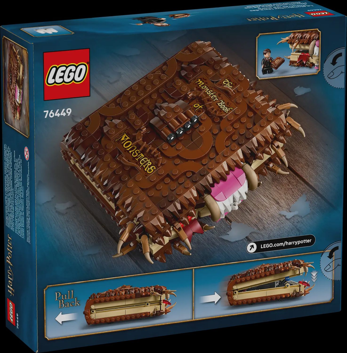 LEGO HARRY POTTER CHOMPING MONSTER BOOK OF MONSTERS