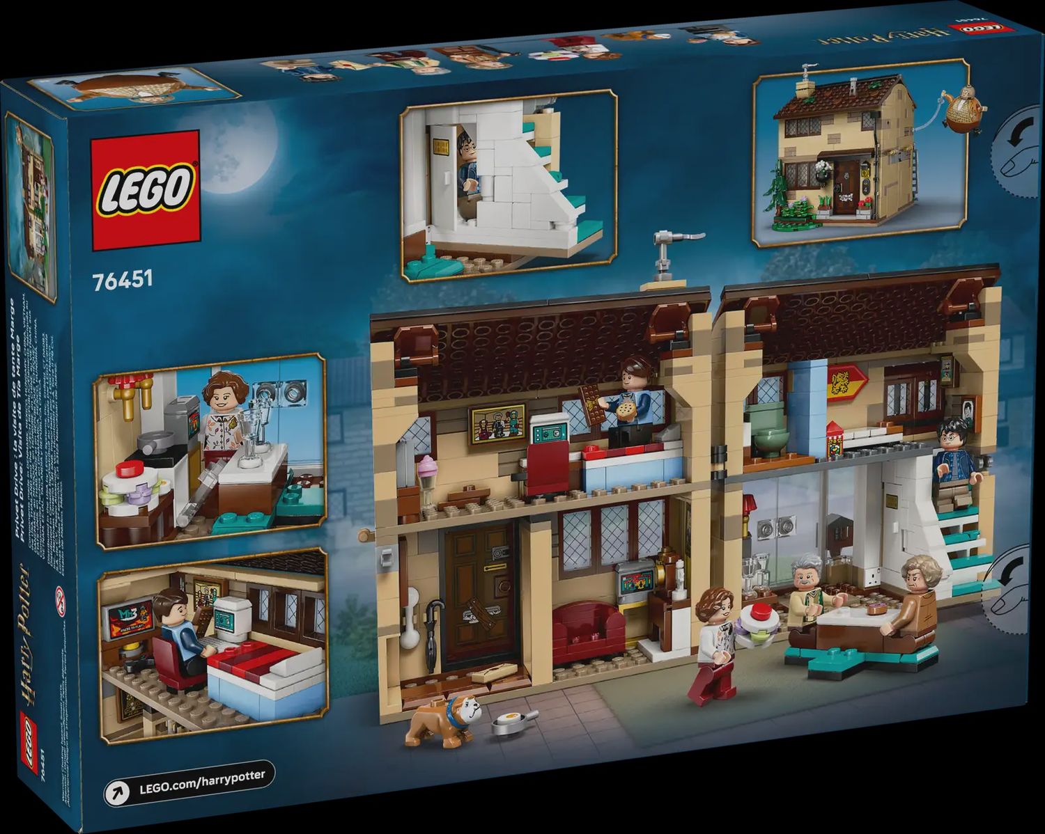LEGO HARRY POTTER PRIVET DRIVE AUNT MARGE&#39;S VISIT