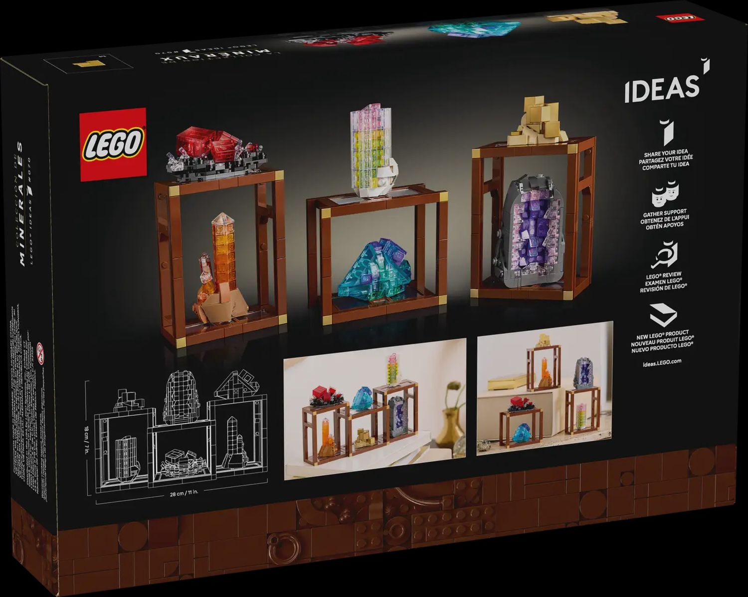 LEGO IDEAS MINERAL COLLECTION