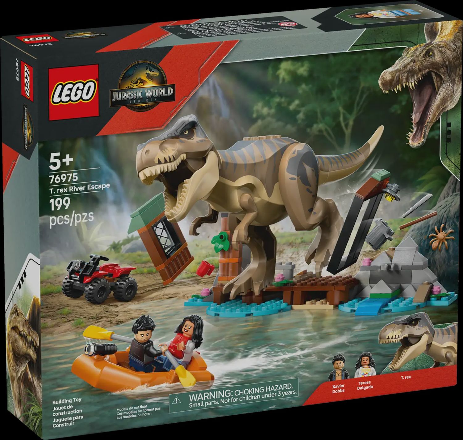 LEGO JURASSIC T.REX RIVER ESCAPE
