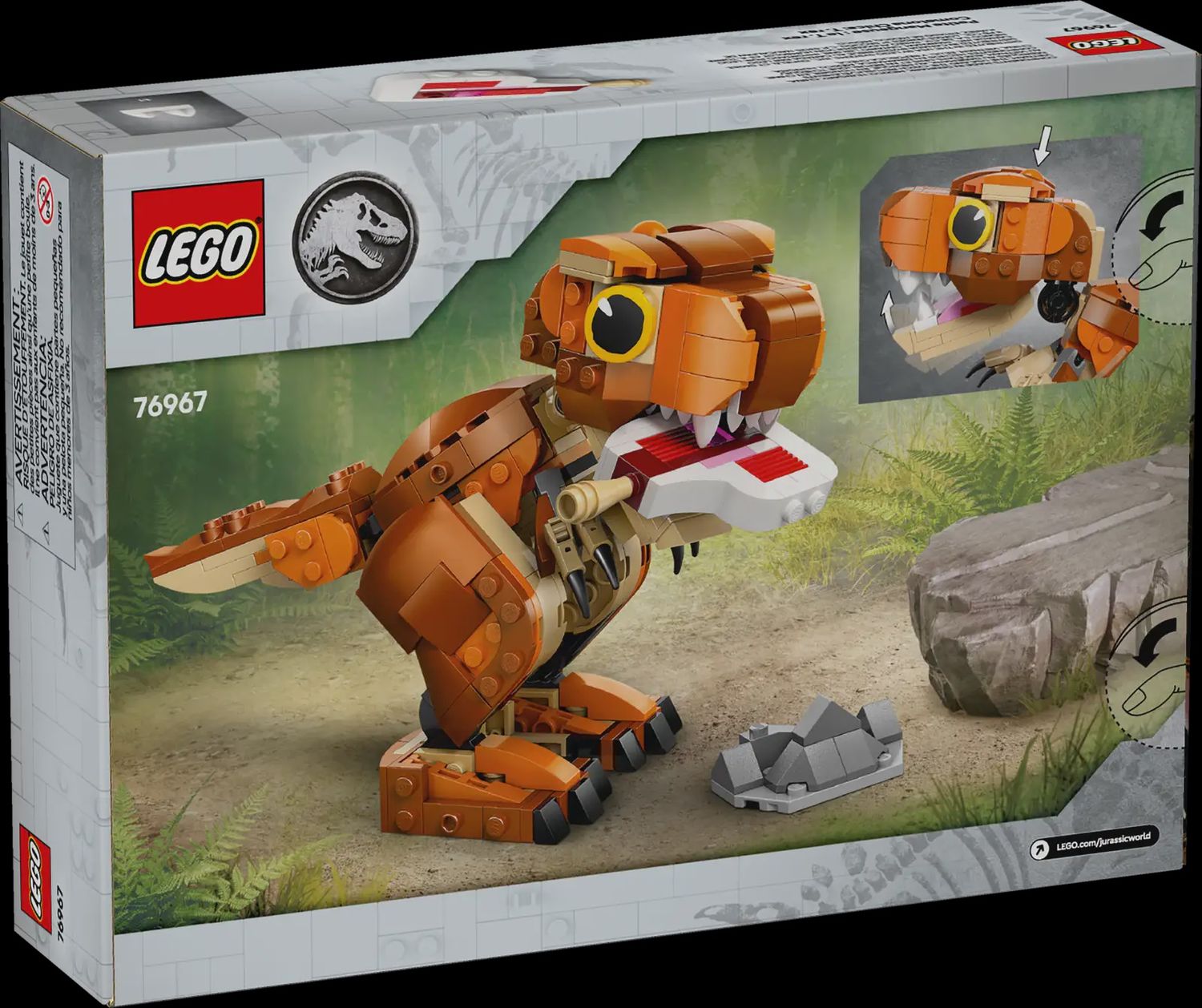 LEGO JURASSIC WORLD LITTLE EATIE T REX DINOSAUR