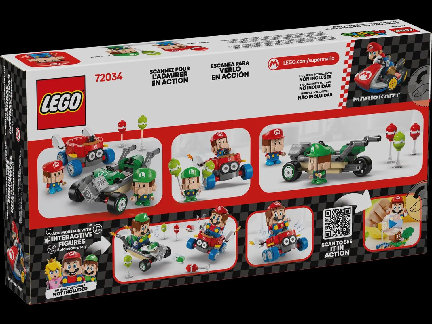 LEGO MARIO KART BABY MARIO VS BABY LUIGI