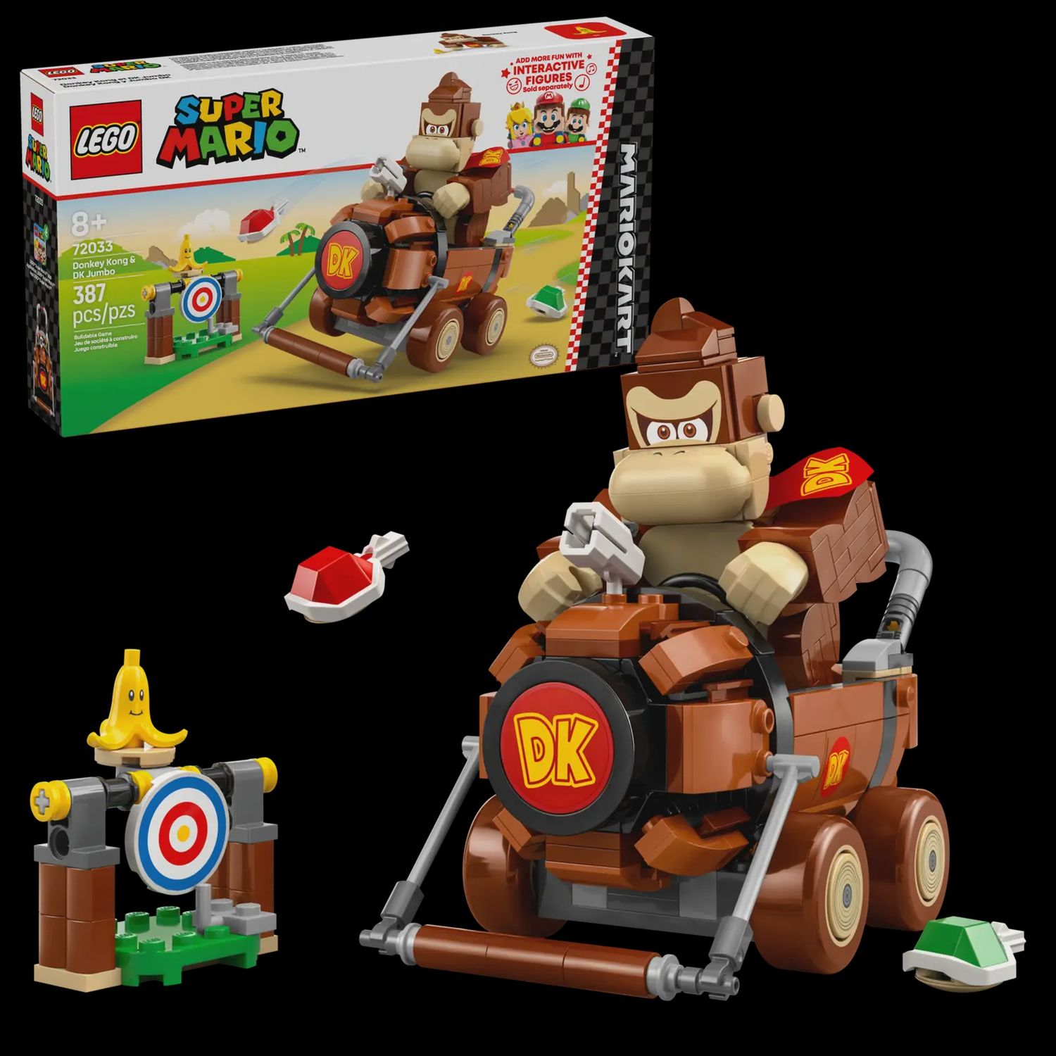 LEGO MARIO KART DONKEY KONG &amp; DK JUMBO