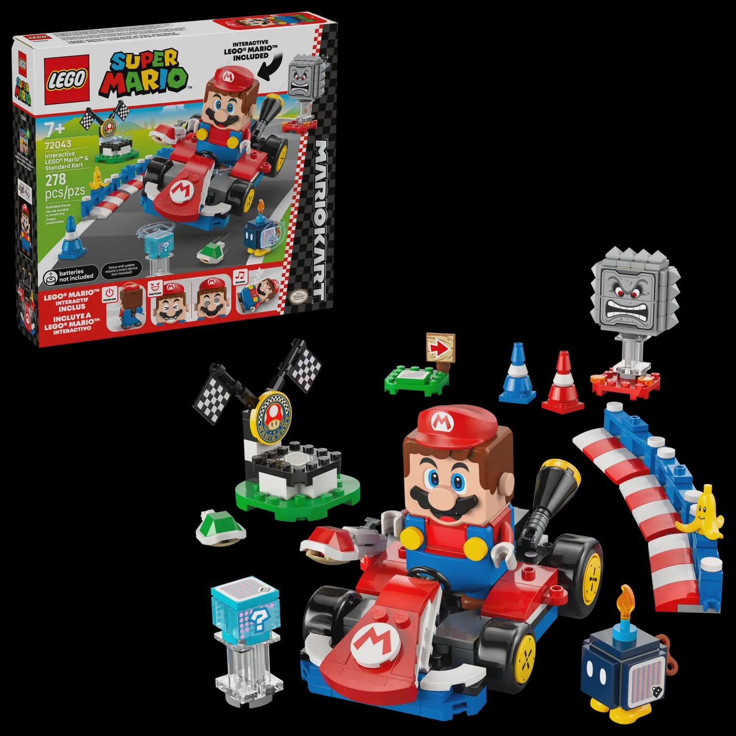 LEGO MARIO KART INTERACTIVE LEGO MARIO &amp; STANDARD KART