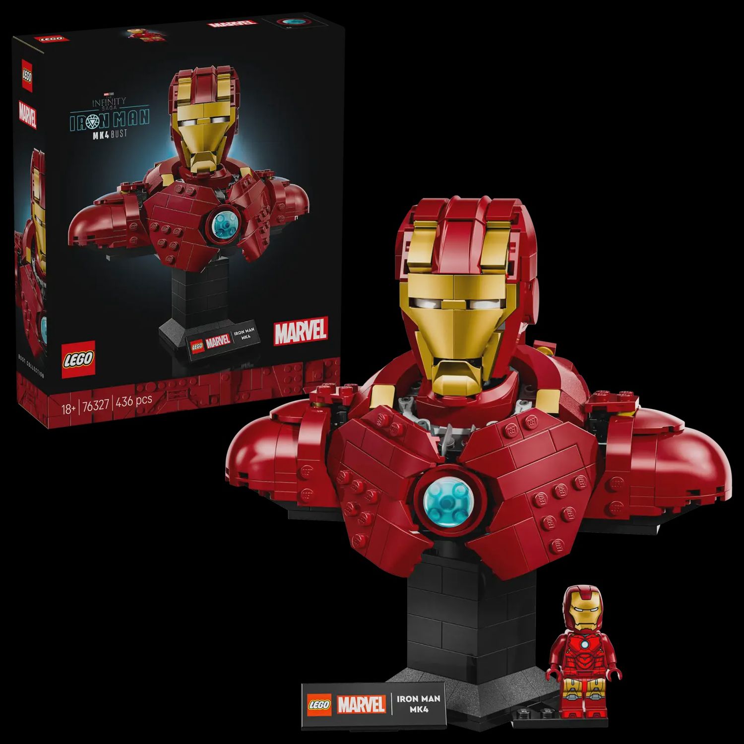 LEGO MARVEL IRON MAN BUST