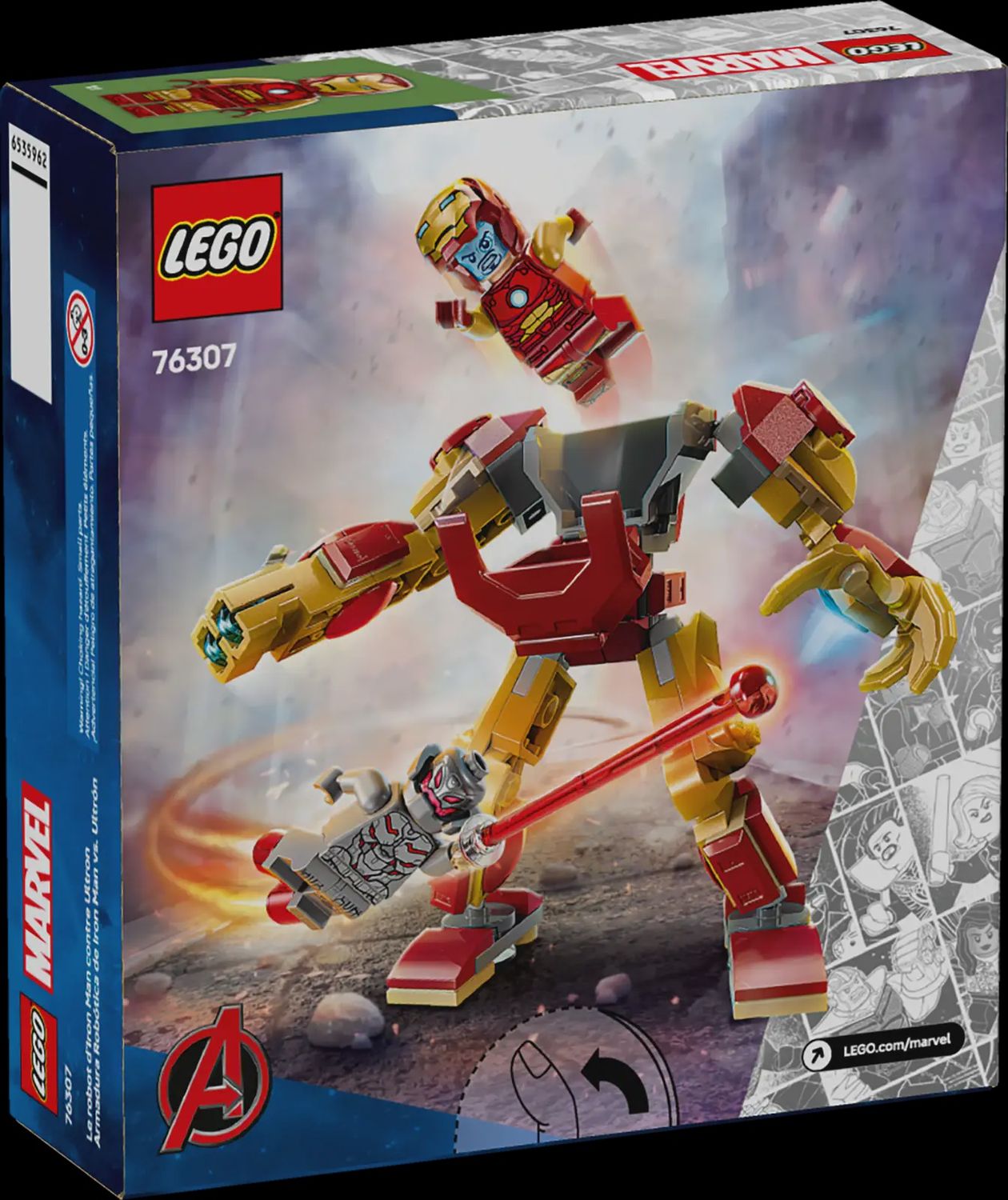 LEGO MARVEL IRON MAN MECH VS ULTRON