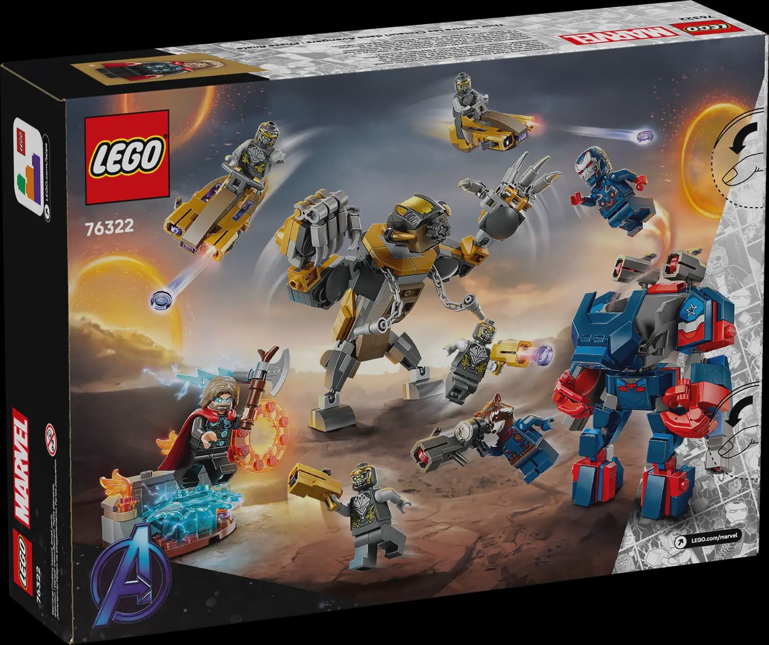 LEGO MARVEL MARVEL AVENGERS ENDGAME THOR VS CHITAURI