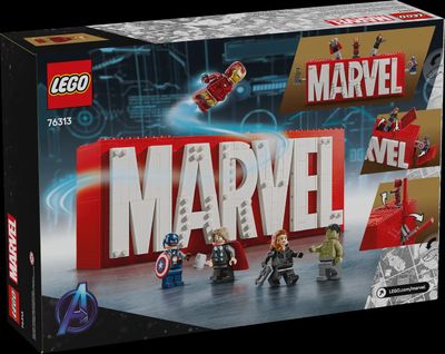 LEGO MARVEL MARVEL LOGO &amp; MINI FIGURES