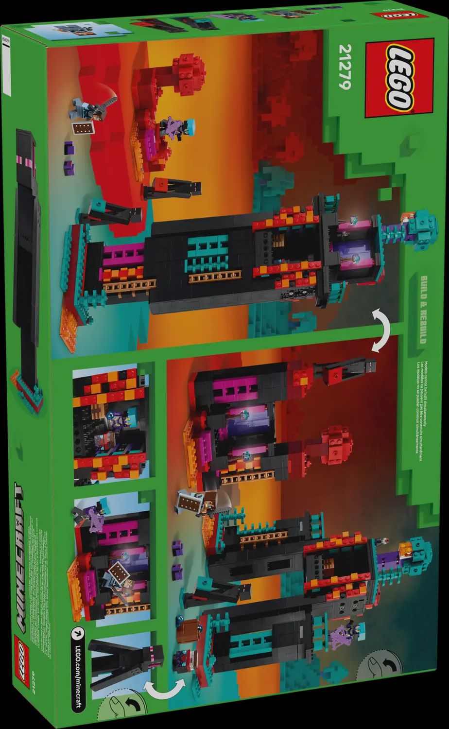 LEGO MINECRAFT THE ENDERMAN TOWER