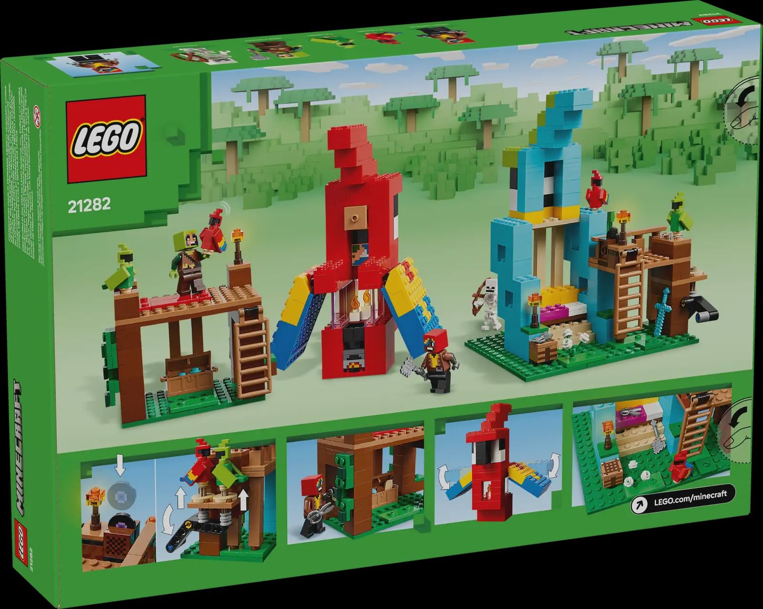 LEGO MINECRAFT THE PARROT HOUSES