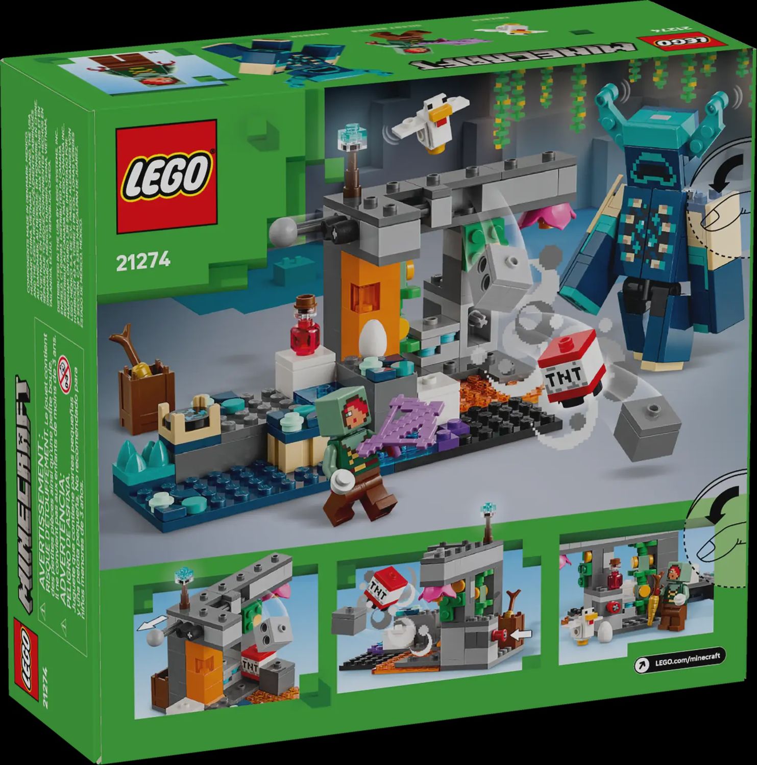 LEGO MINECRAFT THE WARDEN ENCOUNTER