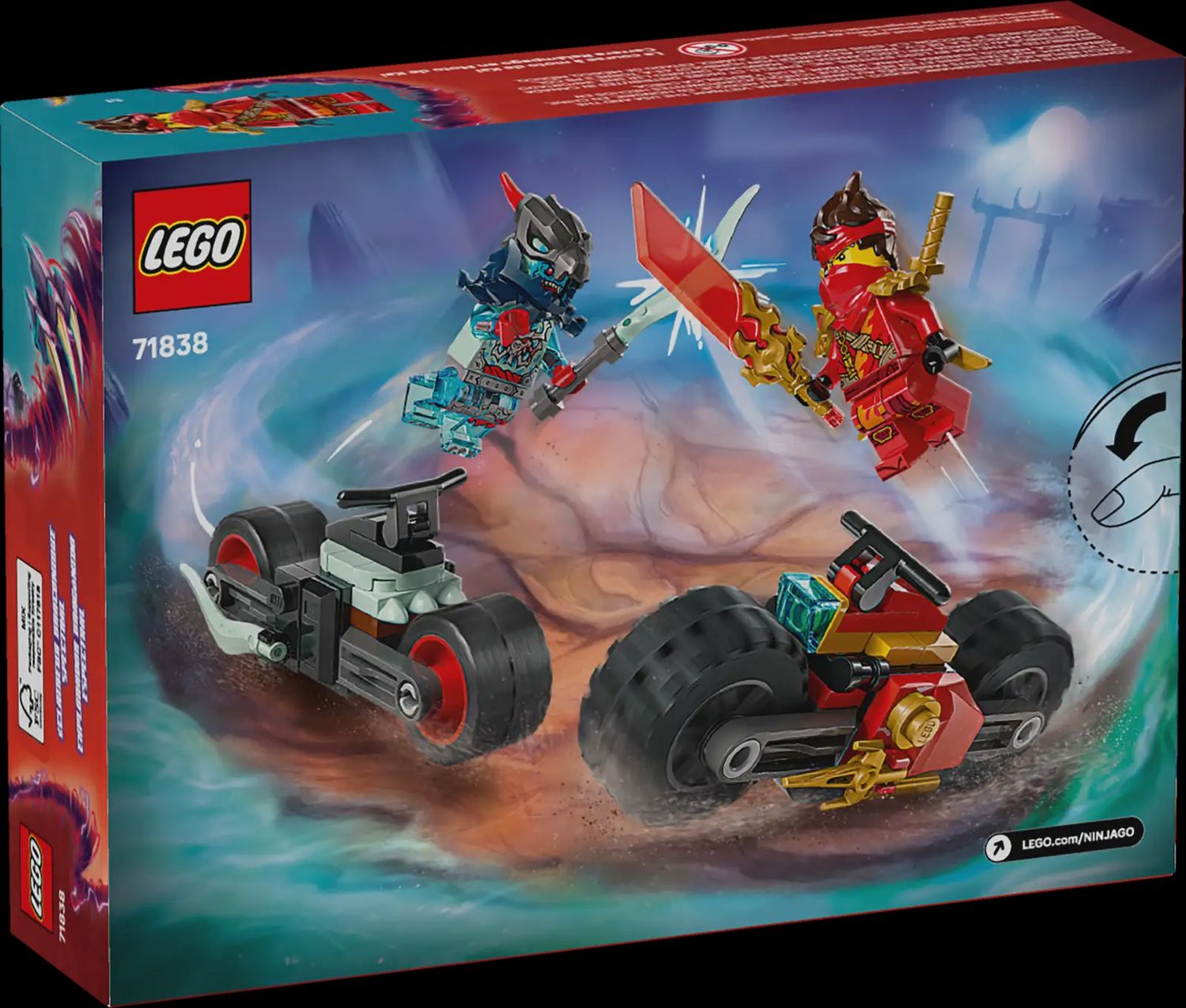 LEGO NINJAGO KAI&#39;S MOTORCYCLE SPEED RACE