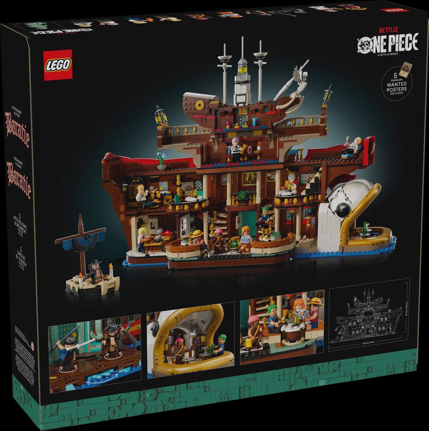 LEGO ONE PIECE THE BARATIE FLOATING RESTAURANT