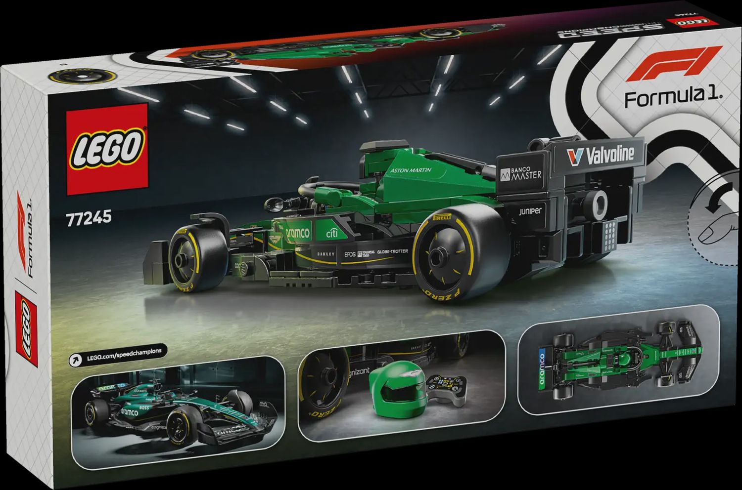 LEGO SPEED CHAMPIONS ASTON MARTIN ARAMCO F1 AMR24 RACE CAR