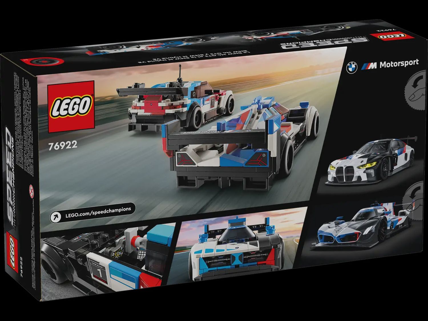 LEGO SPEED CHAMPIONS BMW M4 GT3 &amp; BMW M HYBRID V8 RACE CARS