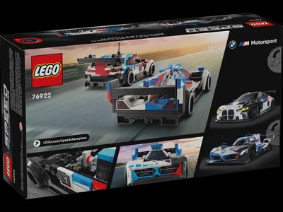 LEGO SPEED CHAMPIONS BMW M4 GT3 &amp; BMW M HYBRID V8 RACE CARS