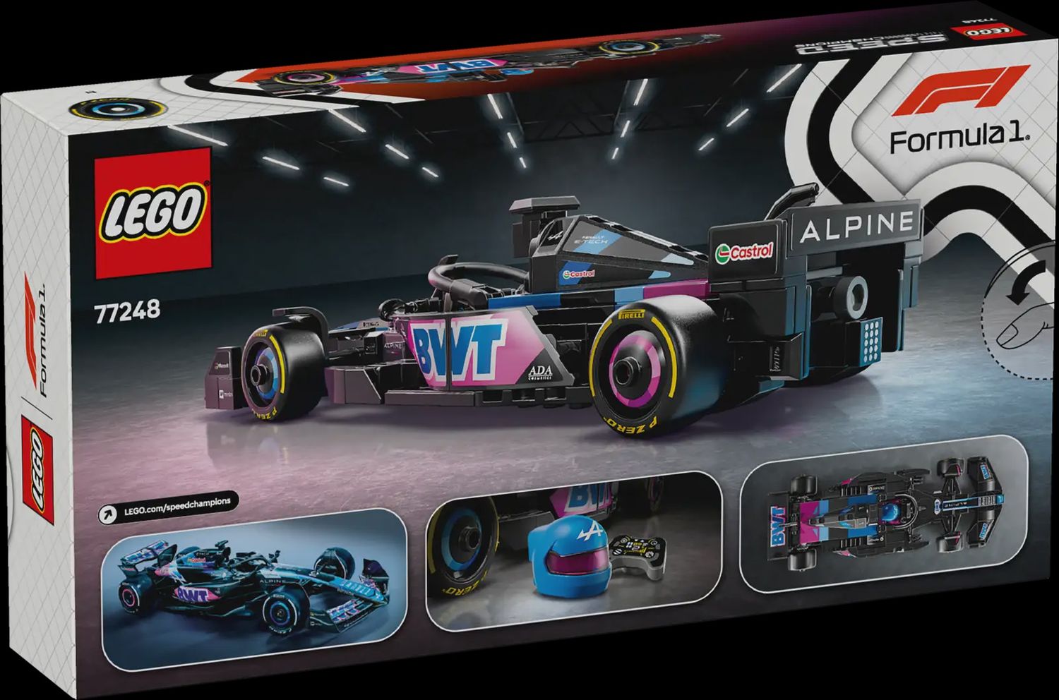 LEGO SPEED CHAMPIONS BWT ALPINE F1 TEAM A524 RACE CAR