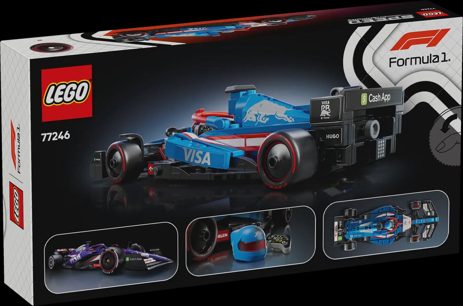 LEGO SPEED CHAMPIONS VISA CASH APP RB VCARB 01 F1 RACE CAR