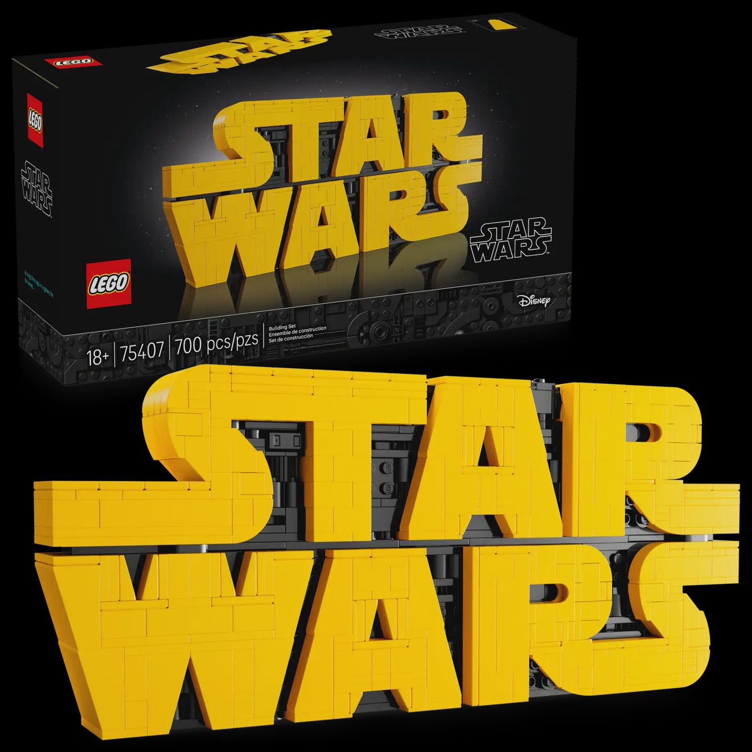 LEGO STAR WARS BRICK-BUILT STAR WARS LOGO