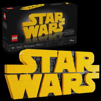 LEGO STAR WARS BRICK-BUILT STAR WARS LOGO