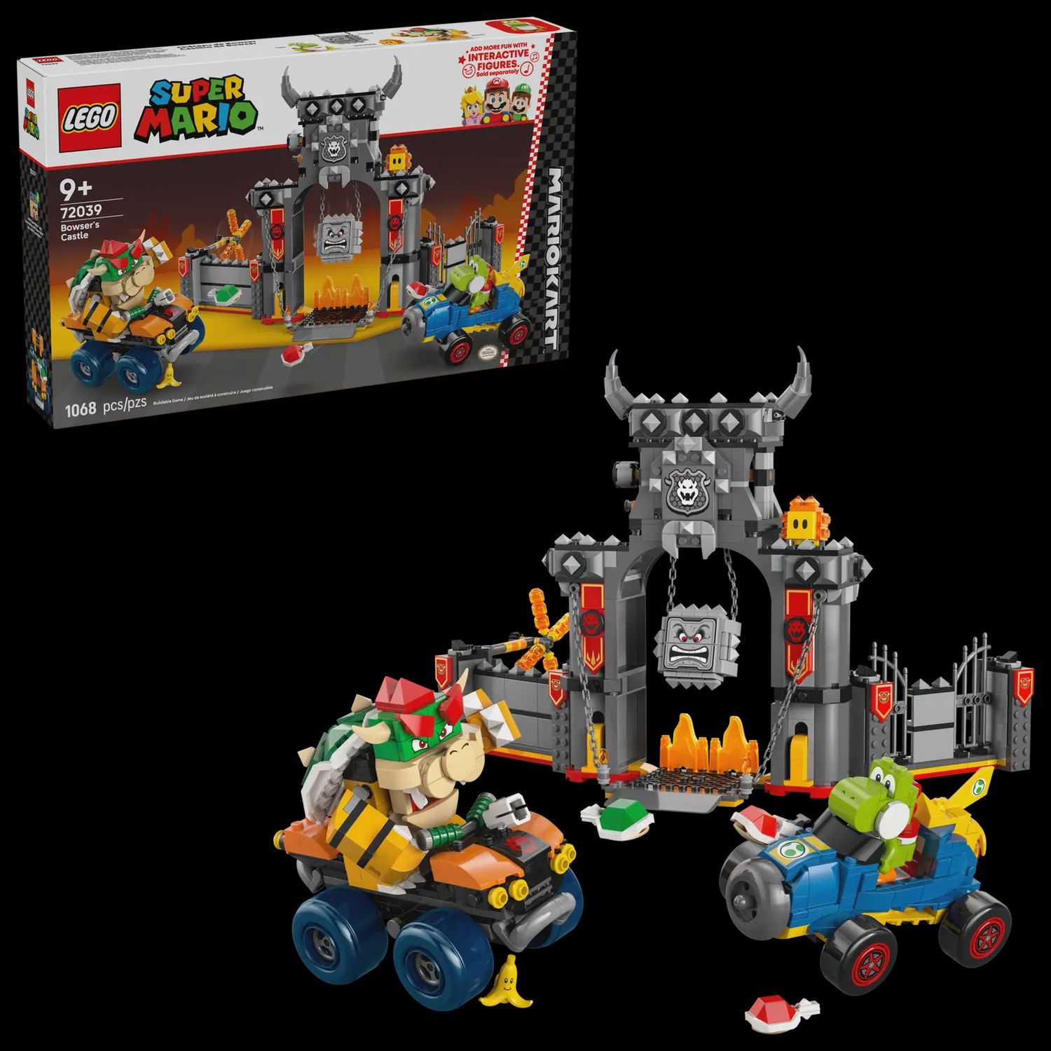LEGO SUPER MARIO MARIO KART BOWSER&#39;S CASTLE