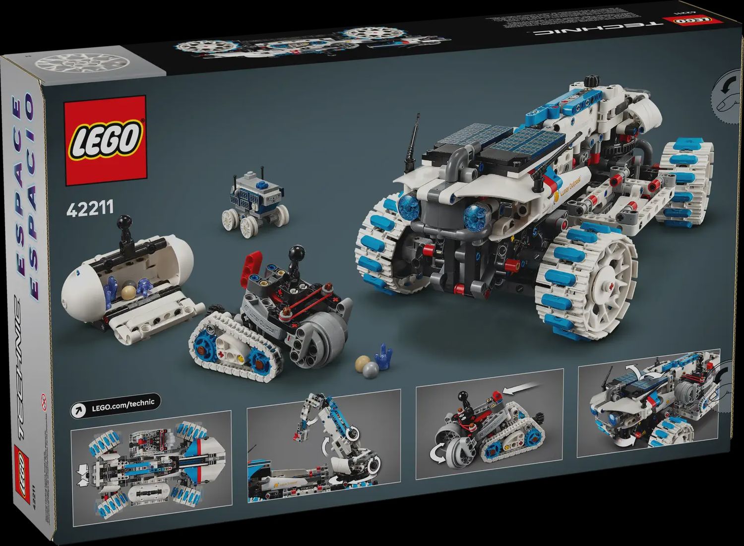 LEGO TECHNIC LUNAR OUTPOST MOON ROVER SPACE VEHICLE