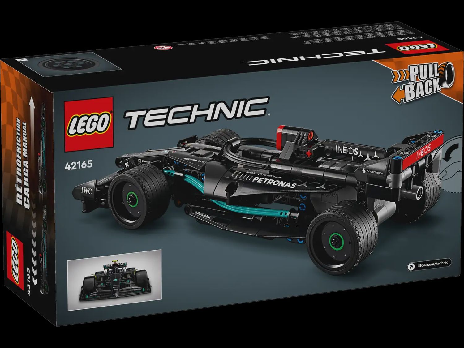 LEGO TECHNIC MERCEDES-AMG F1 W14 E PERFORMANCE PULL-BACK RACE CAR