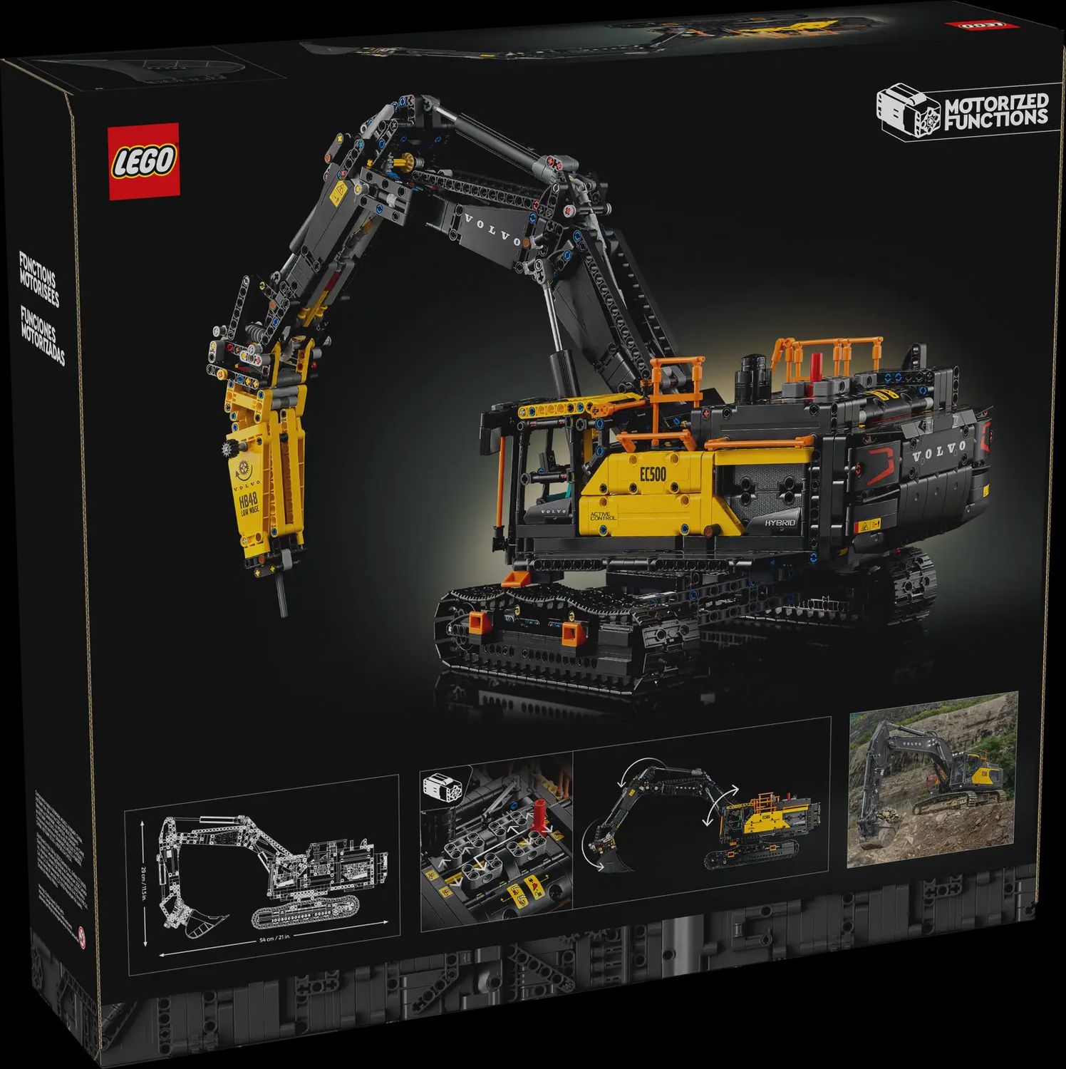 LEGO TECHNIC VOLVO EC500 HYBRID EXCAVATOR