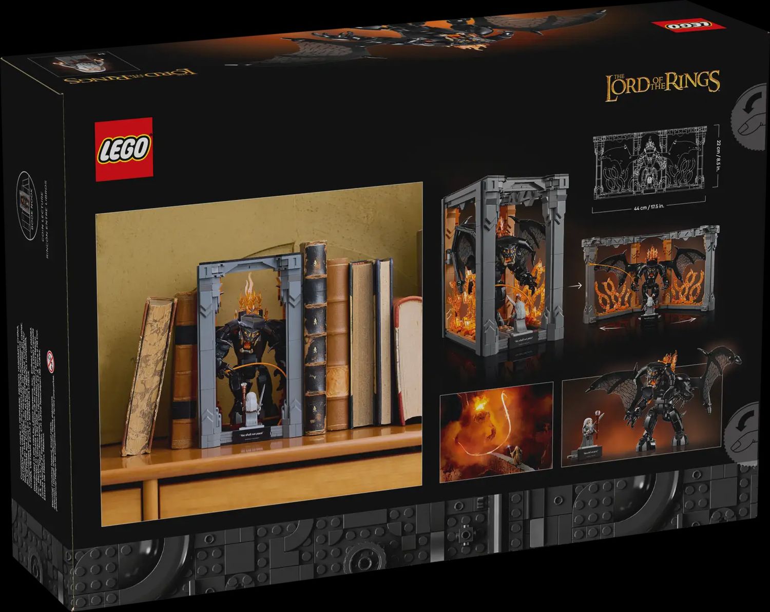 LEGO THE LORD OF THE RINGS BALROG BOOK NOOK