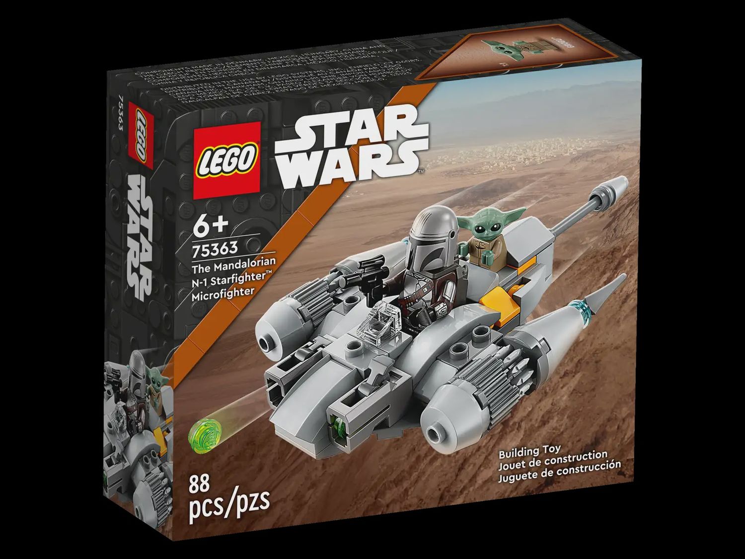 LEGO STAR WARS THE MANDALORIAN N-1 STARFIGHER MICROFIGHTER