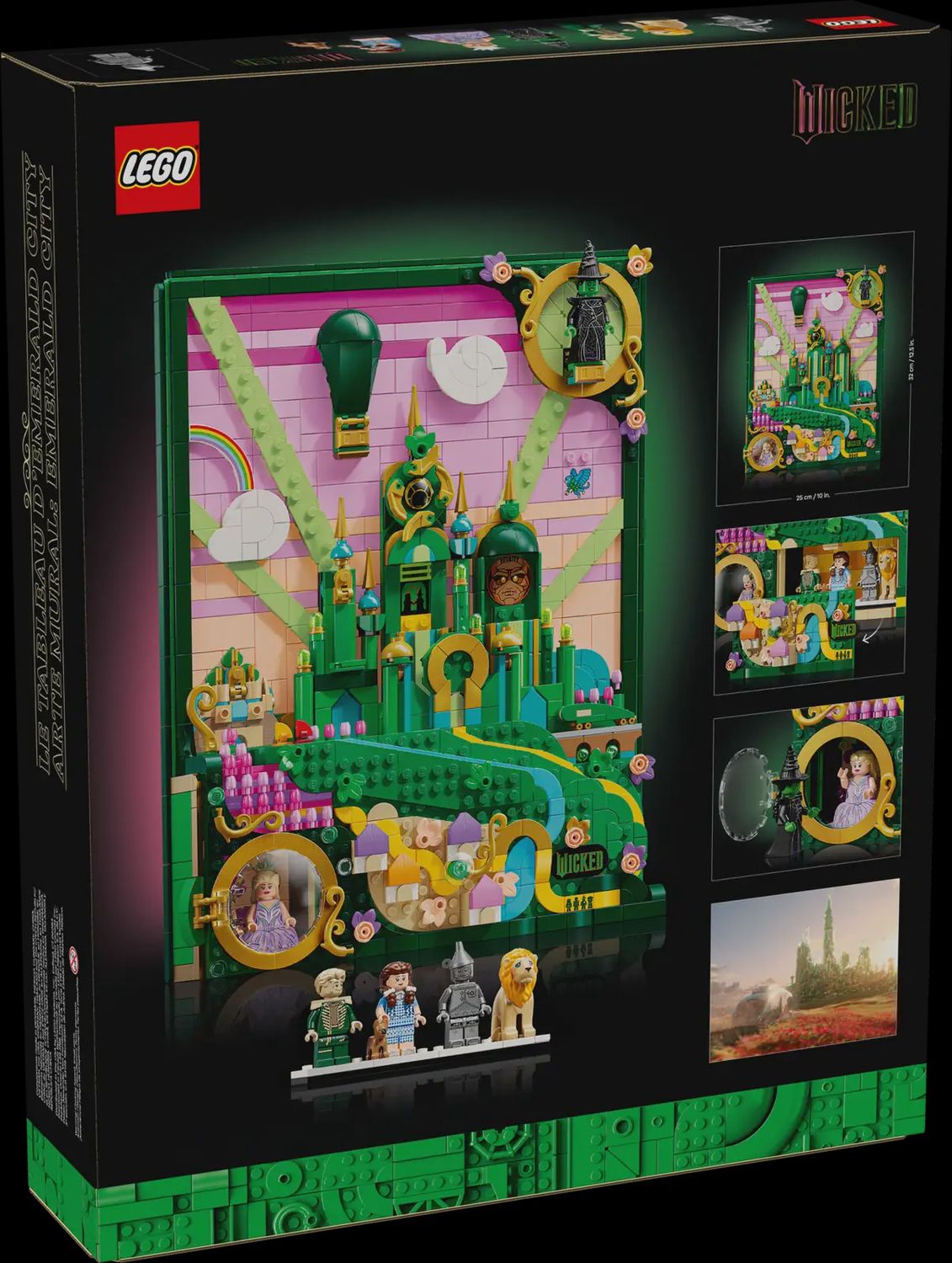 LEGO WICKED EMERALD CITY WALL ART