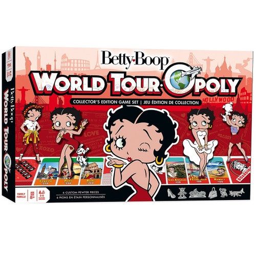 BETTY BOOP WORLD TOUR OPOLY
