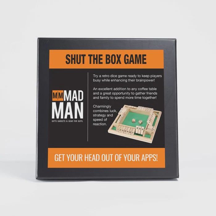 SHUT THE BOX GAME