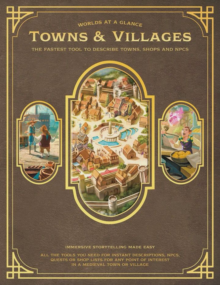 WORLD AT A GLANCE TOWNS AND VILLAGES BOOK