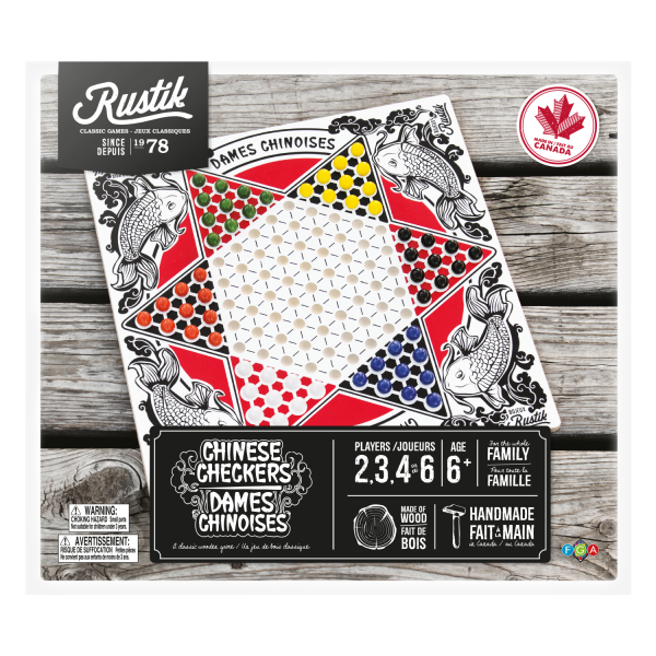 RUSTIK CHINESE CHECKERS