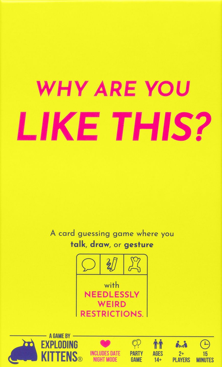 WHY ARE YOU LIKE THIS