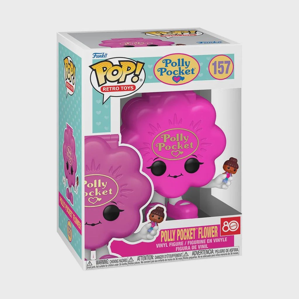 FUNKO POP! MATTEL POLLY POCKET FLOWER SHELL PINK